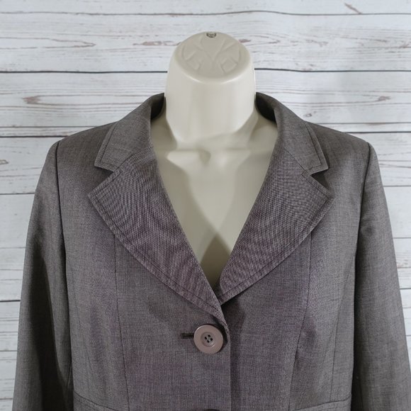 Halogen Brown Lined Blazer - Picture 3 of 7